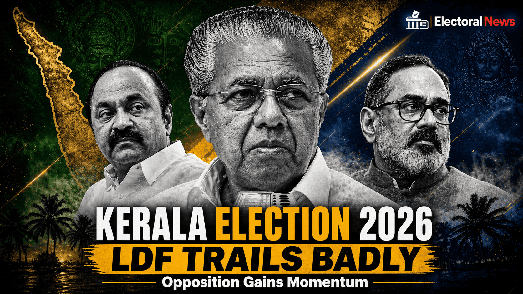 LDF Under Pressure in Kerala as Counting Trends Indicate Strong Opposition Surge